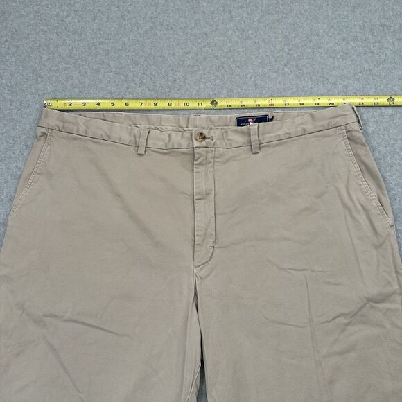 Vineyard Vines Mens Breaker Short Size 46B Khakis Flat Front Brown Casual - Picture 5 of 11